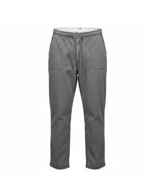 Calvin Klein Womens Gray Stretch Relaxed Fit Pants With Elastic Waist Size XL